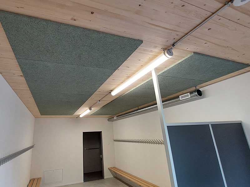 Hollzwolle Akustikdecken