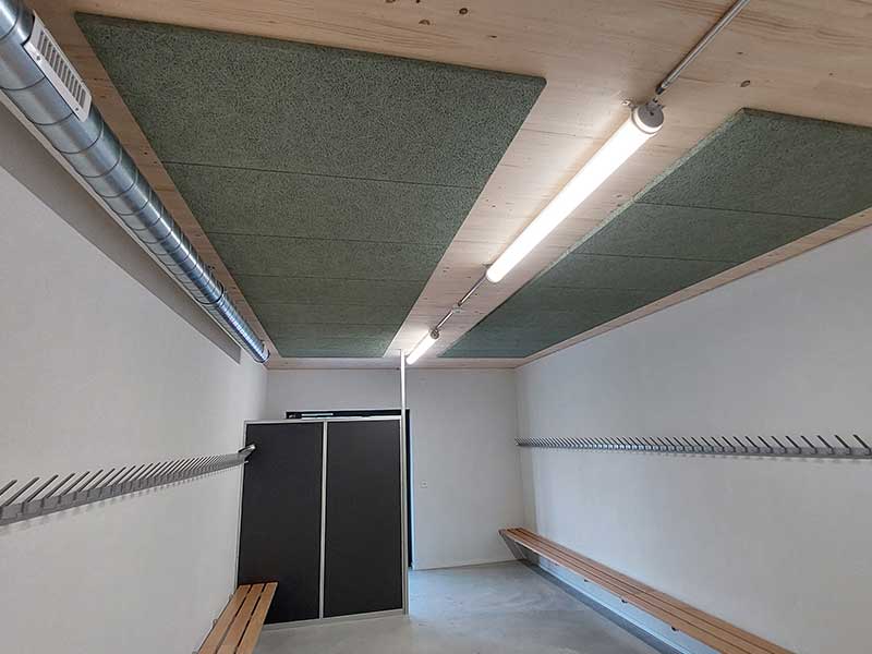 Hollzwolle Akustikdecken